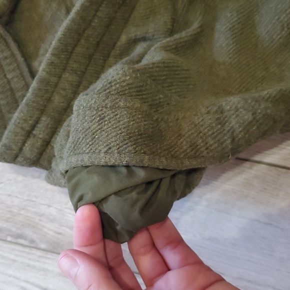 Wrap London Mélange Cotton Panelled Joggers in Forest Green - Picture 9 of 9